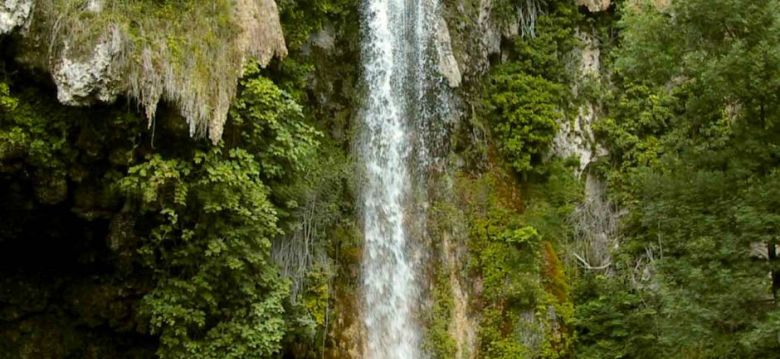 The Salles-la-Source waterfall