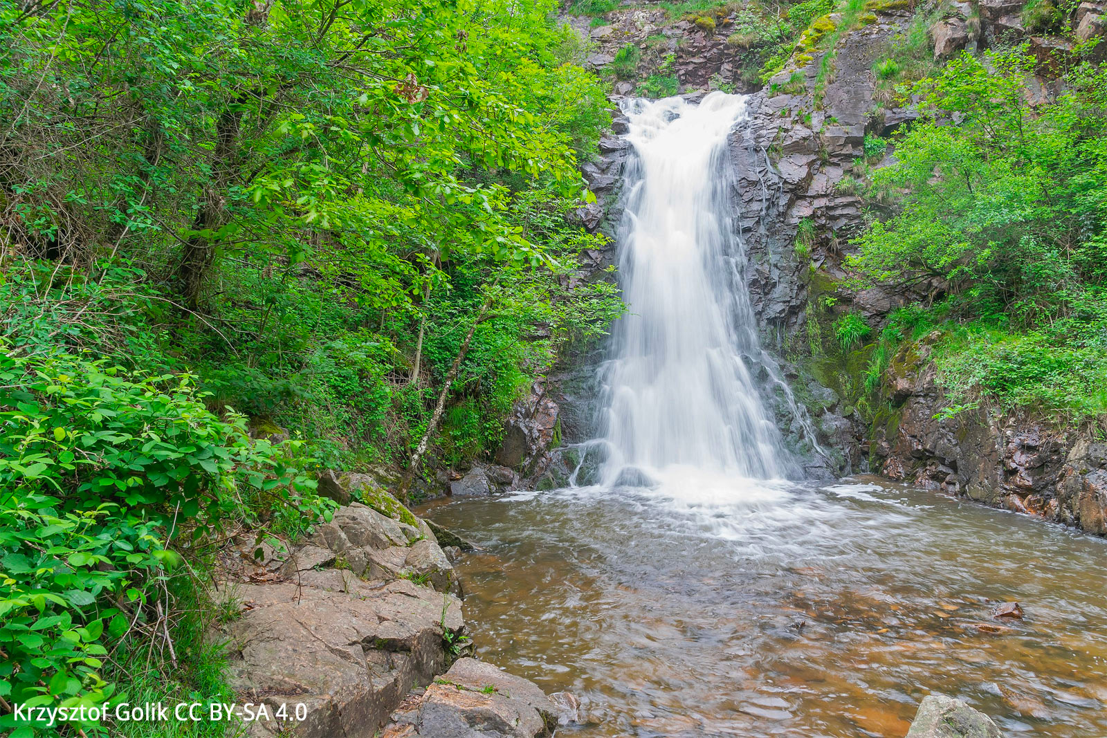 Palanges waterfall