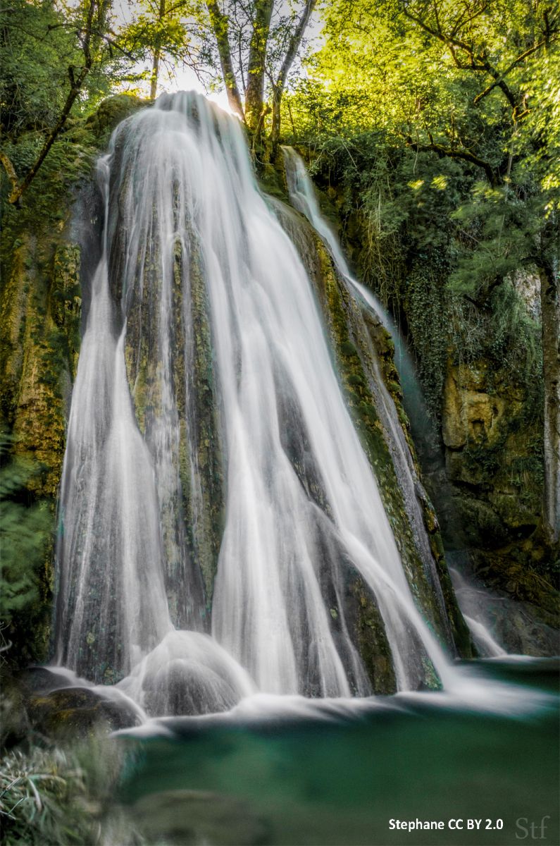 The Petrifying Waterfall of Saint-Pierre Livron