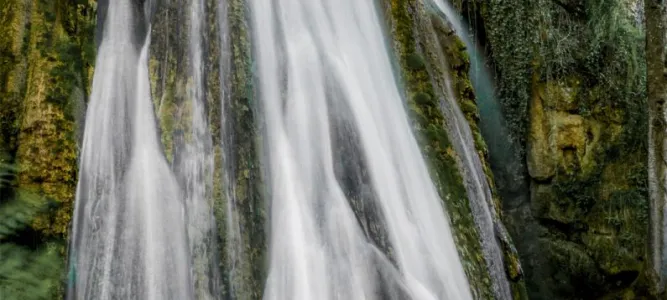The Petrifying Waterfall of Saint-Pierre Livron