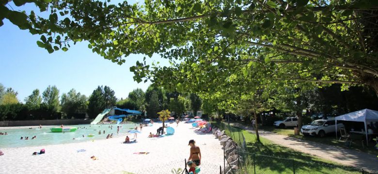 Saint-Charles water plan campsite