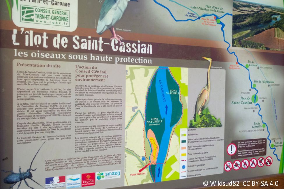 The islet of Saint-Cassian © Wikisud82 CC BY-SA 4.0
