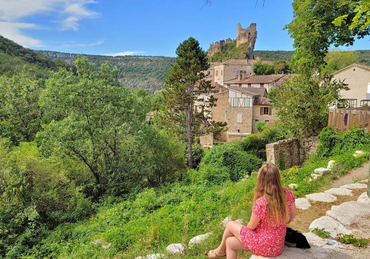 Visit of Penne and its castle in the Tarn