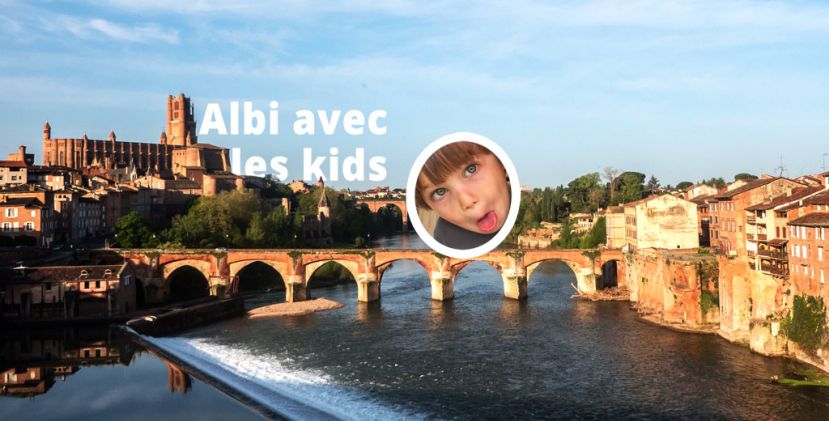 On holiday in albi and having fun with the kids!