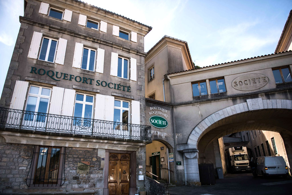 La ville de Roquefort-sur-Soulzon