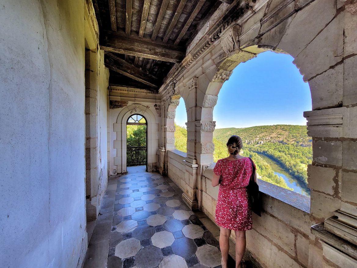 Le panorama depuis la galerie Renaissance