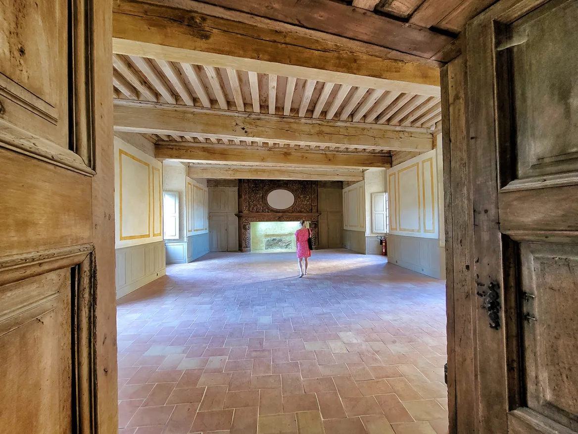 The state room of the Château Jeune