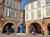 Les halles et les arcades de Valence d'Agen