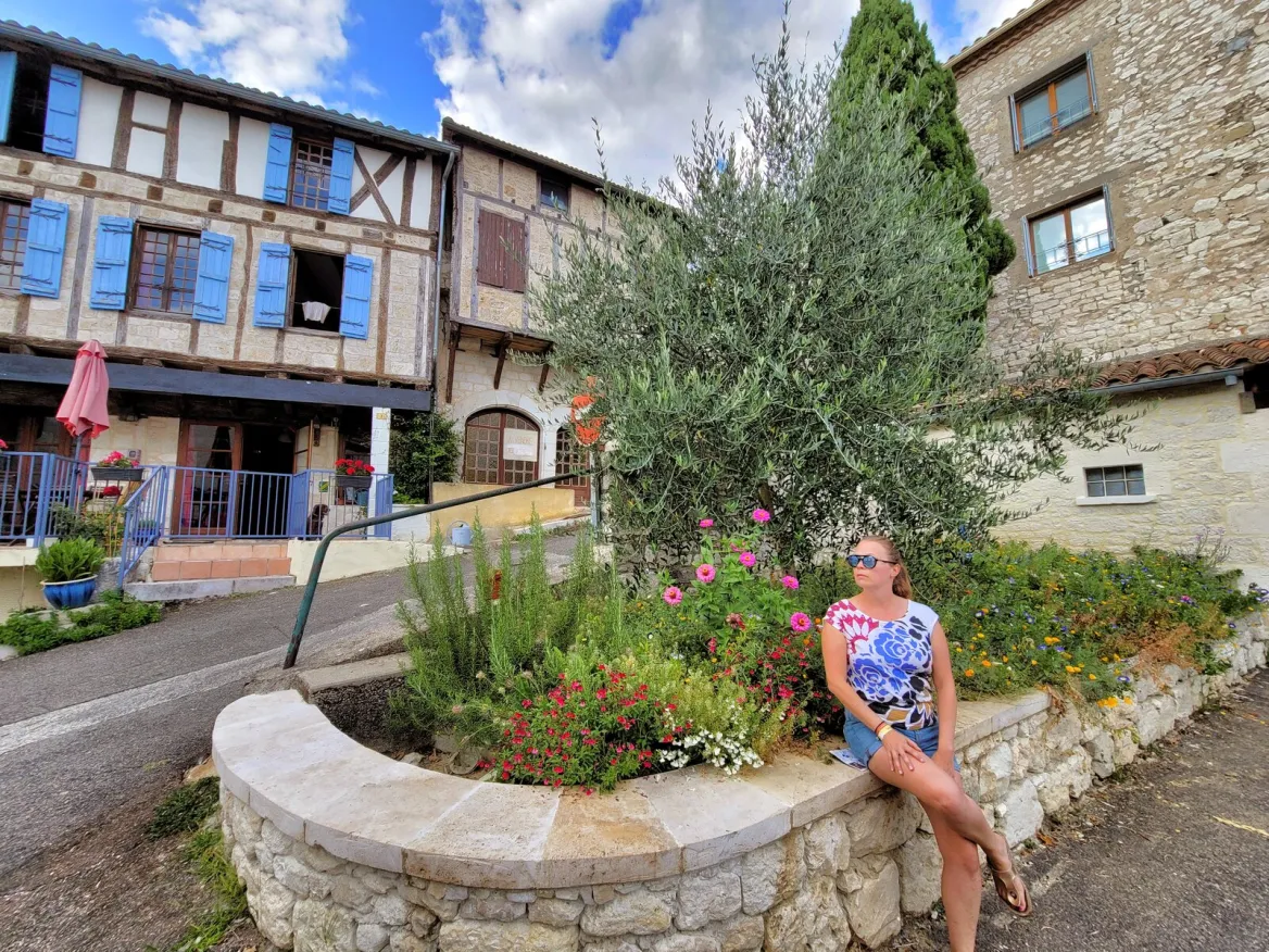 The Town Hall of Montaigu in Quercy