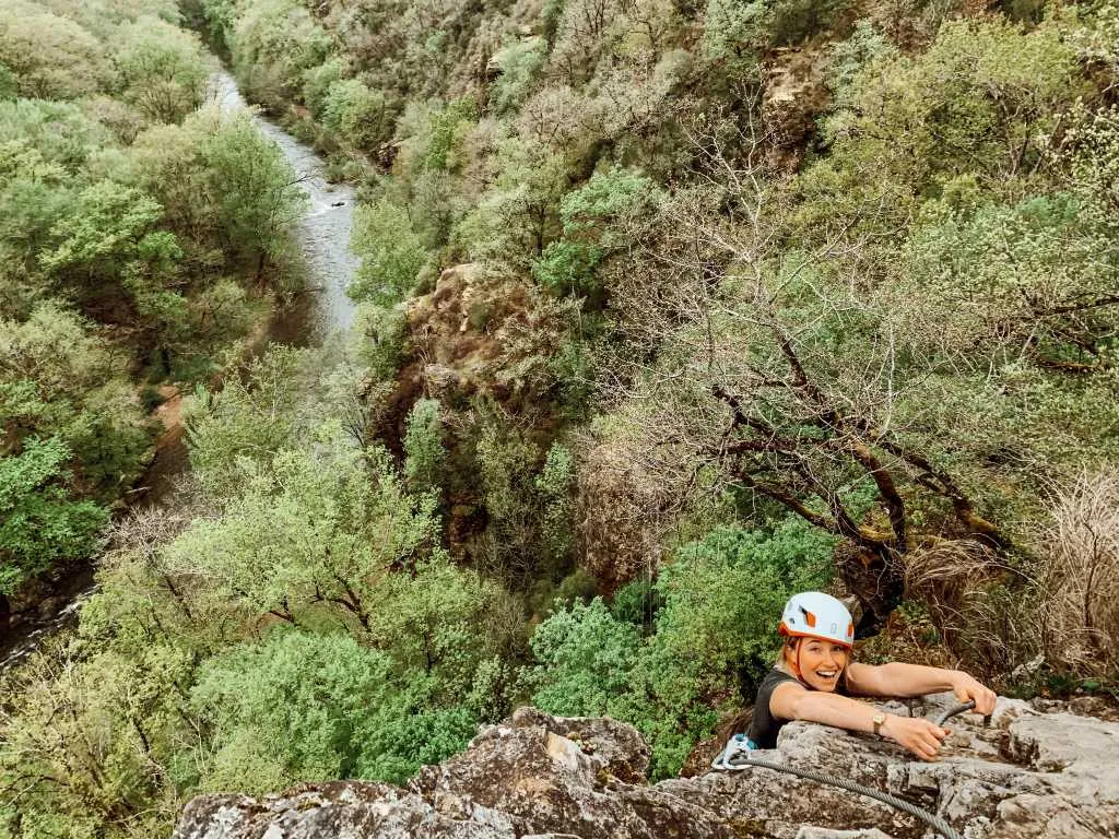 via ferrata of the roc du gorb