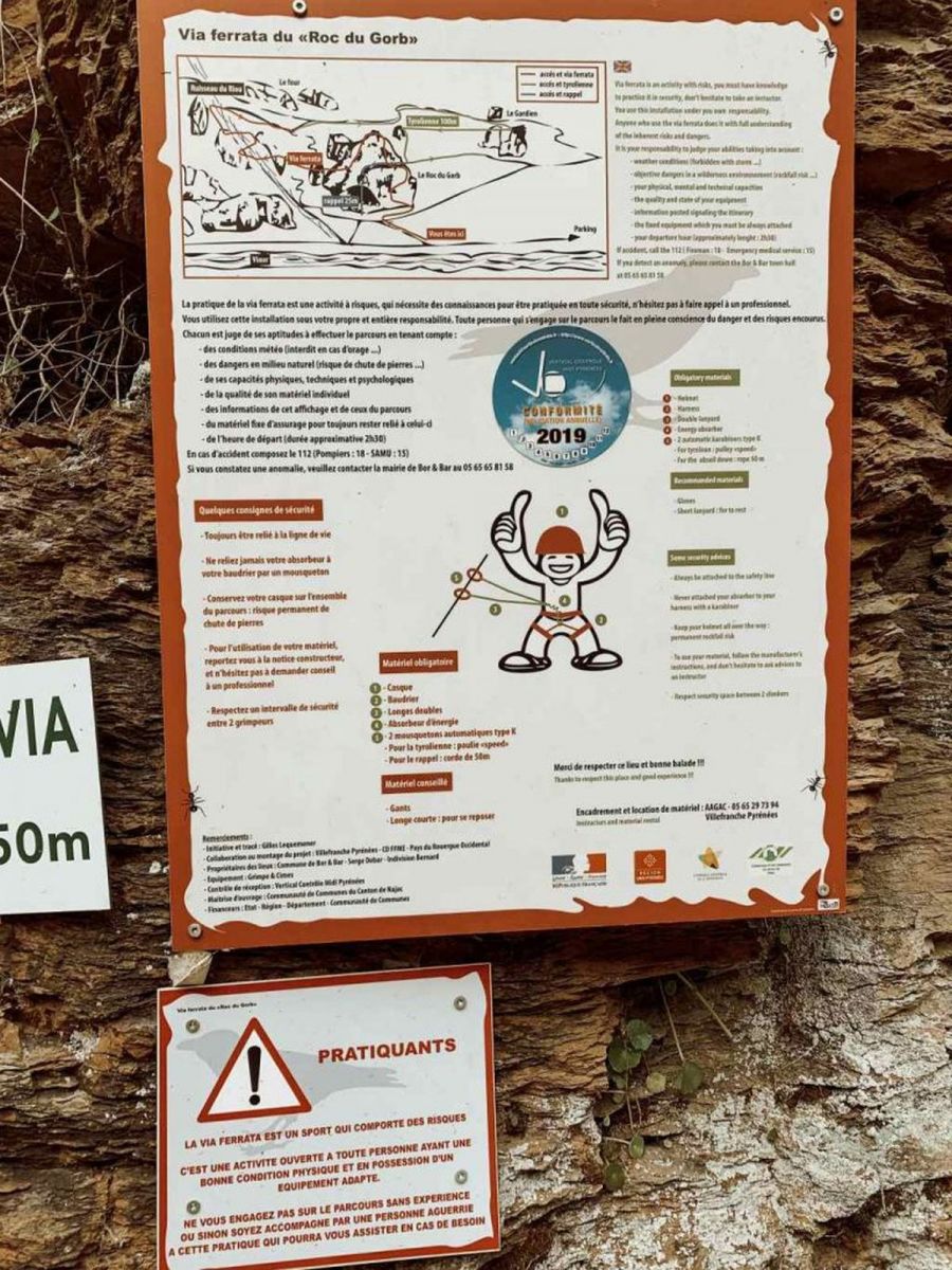 via ferrata roc du gorb