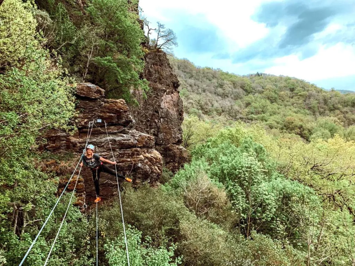 via ferrata of the roc du gorb