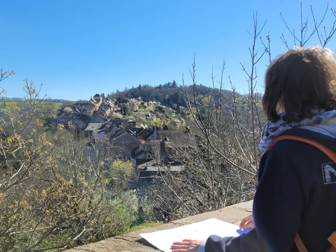 Najac vue sur la campagne
