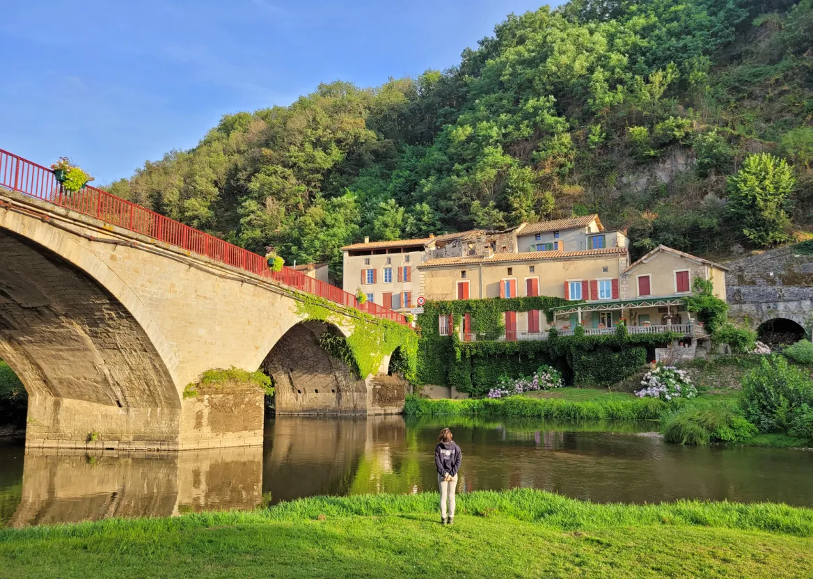 The Bridge over the Viaur in Laguépie