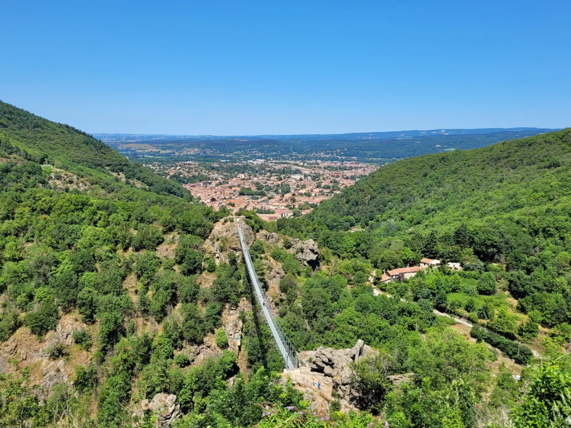 View arriving via ferrata