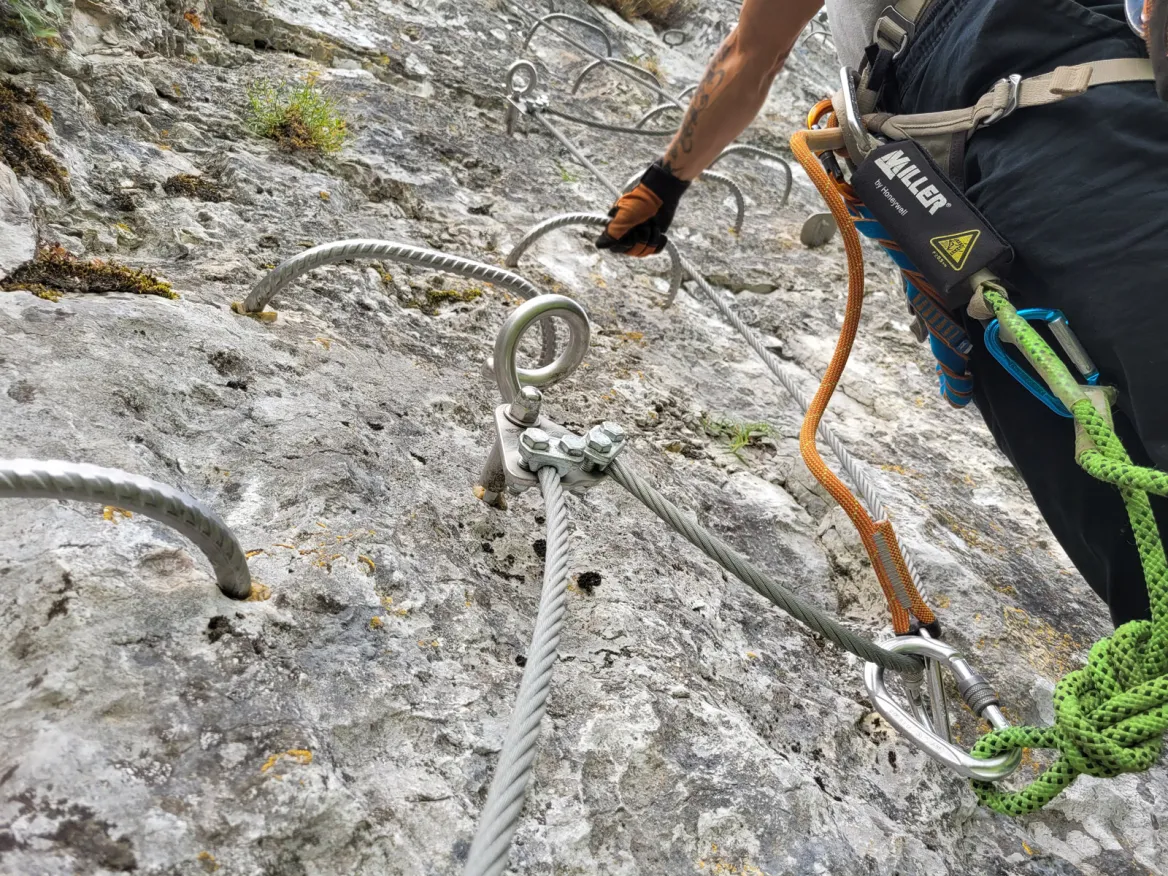 Via Ferrata of Roc d'Anglars