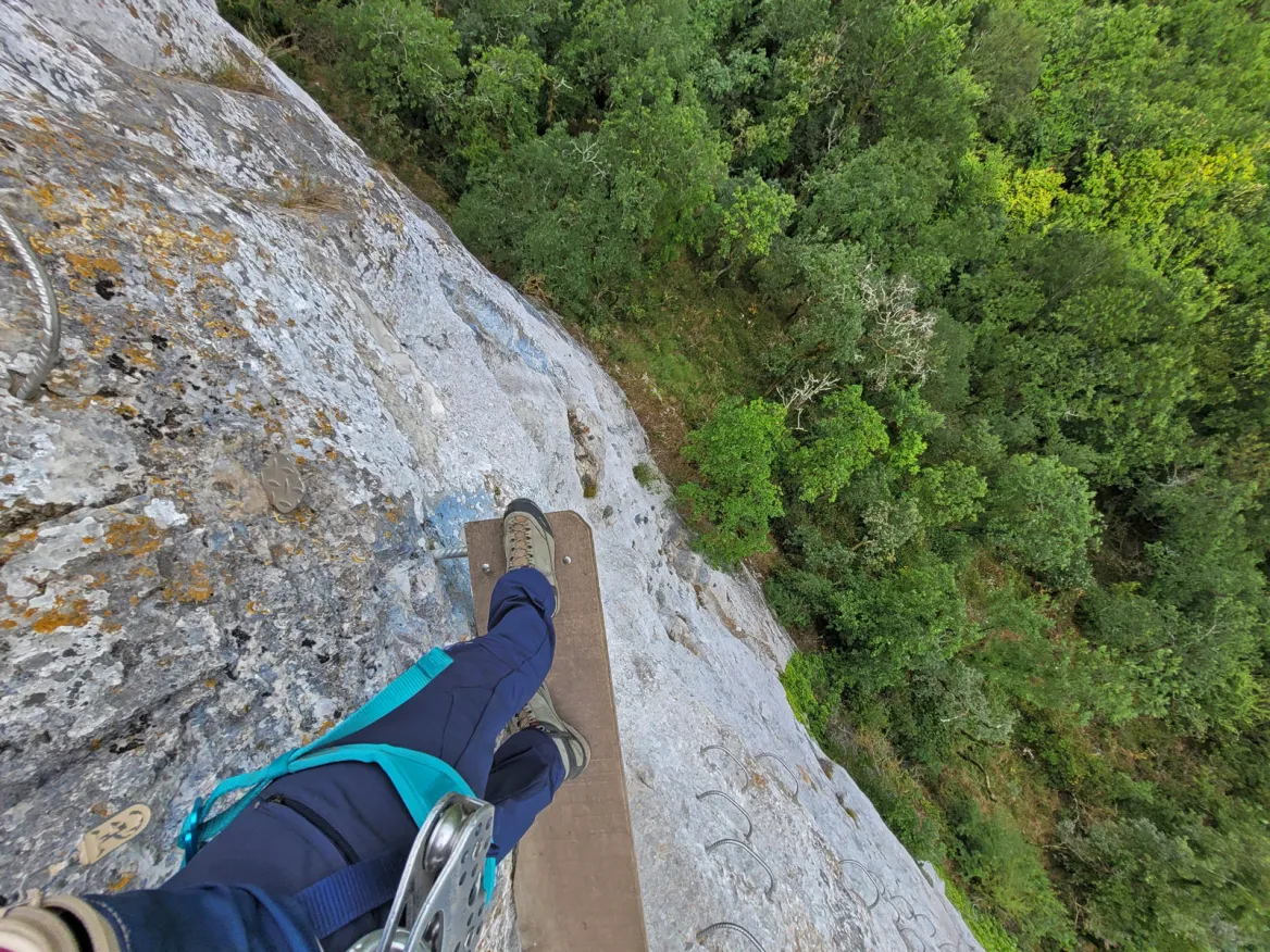 Via Ferrata of Roc d'Anglars