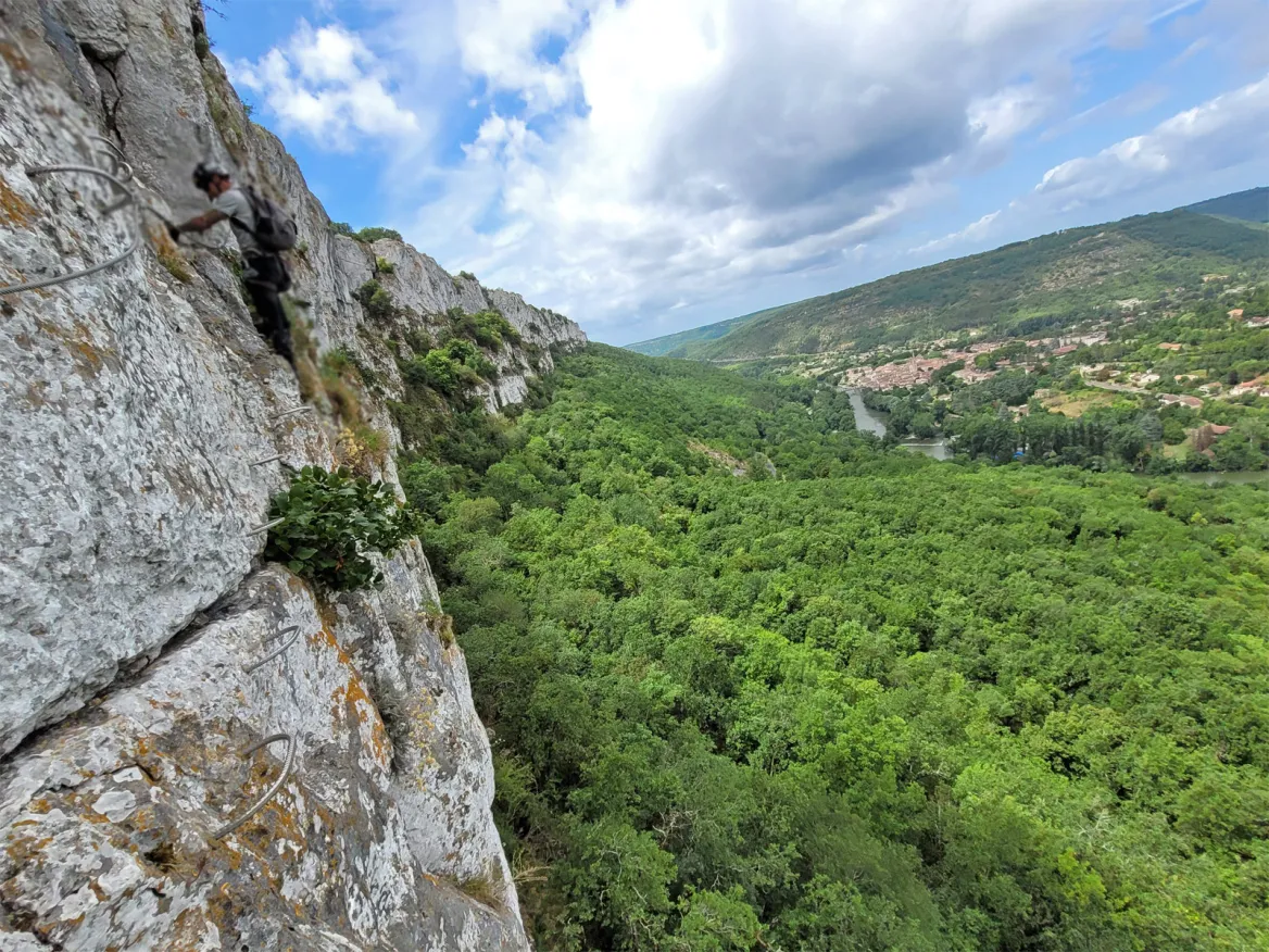 Via Ferrata of Roc d'Anglars