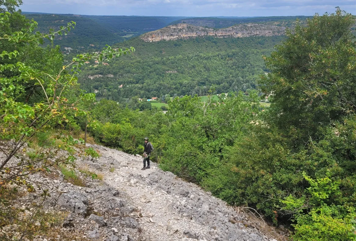 Via Ferrata of Roc d'Anglars