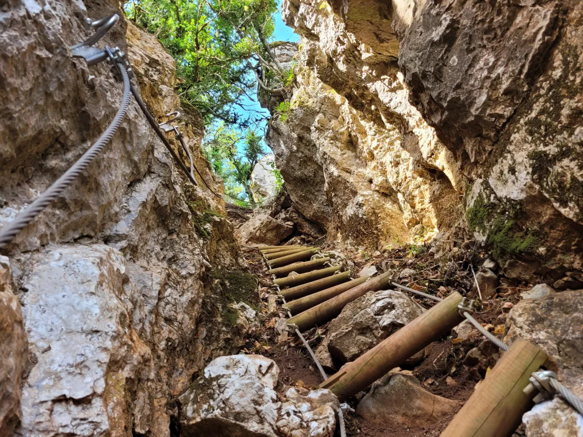 Via Ferrata of Roc d'Anglars