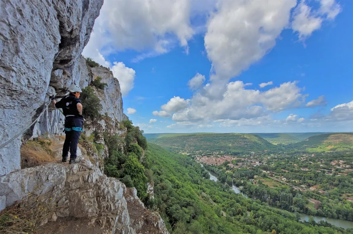 Via Ferrata of Roc d'Anglars