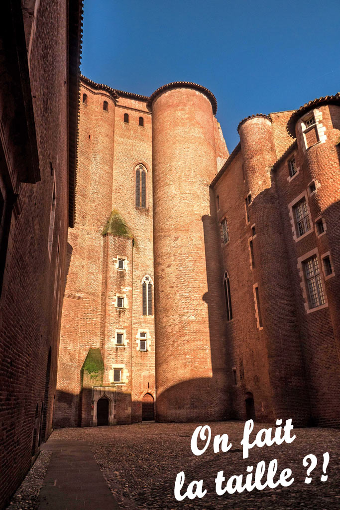 The impressive Sainte-Cécile Cathedral