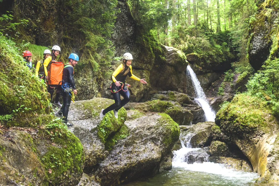 canyoning et via ferrata
