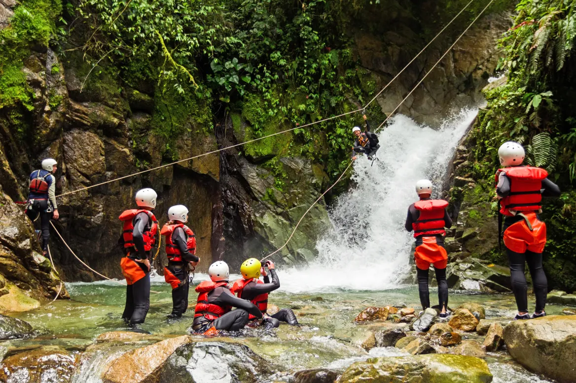 canyoning et via ferrata