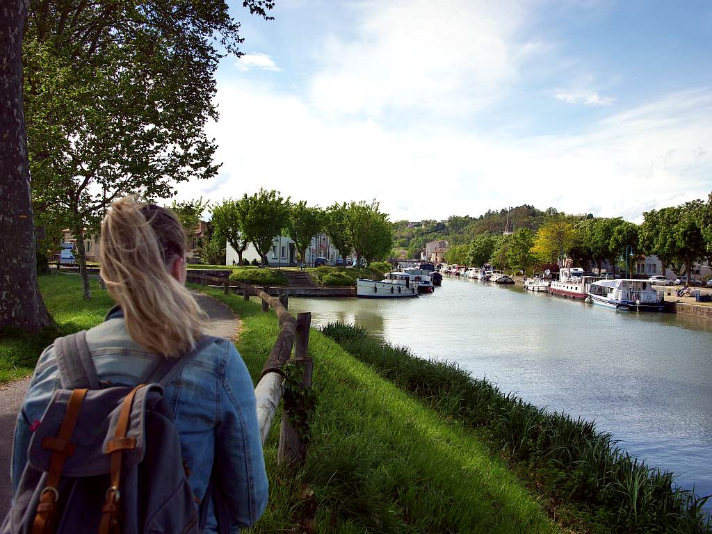 Le Canal des 2 mers à Moissac