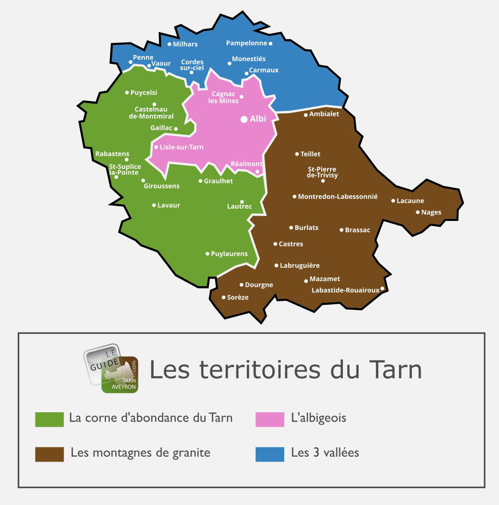 Carte du Tarn