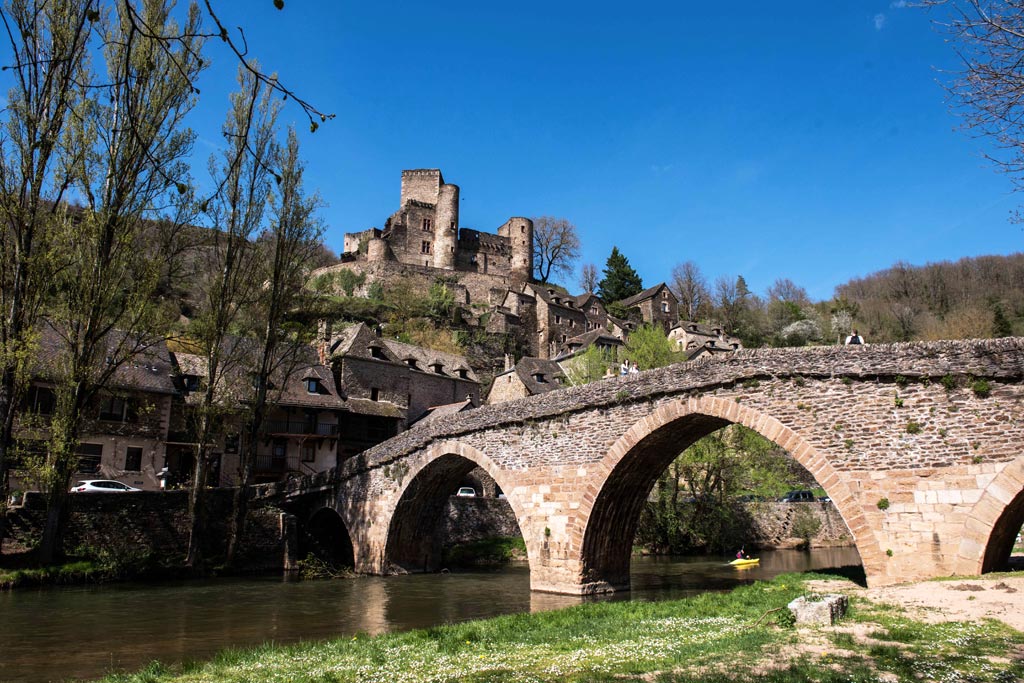 The perched village of Belcastel
