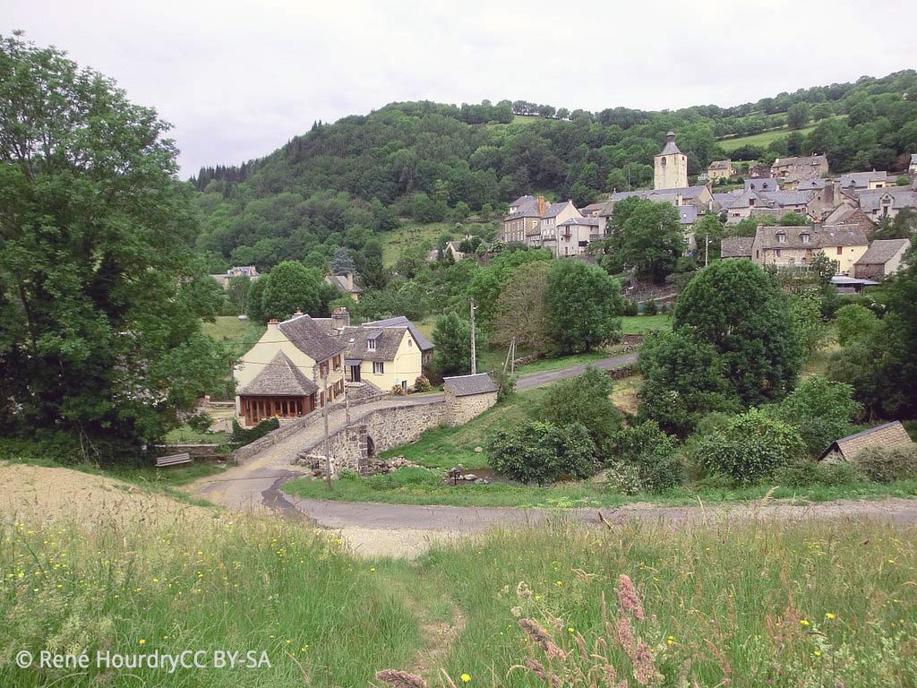 The cute village of Saint-Chely d'Aubrac