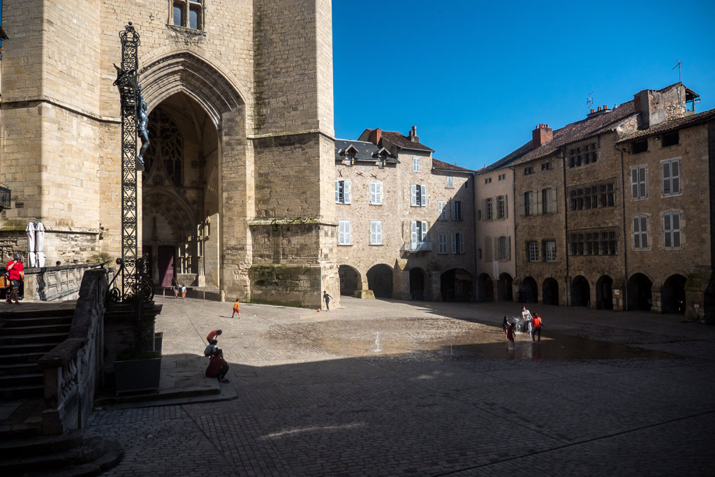 Notre-Dame collegiate church and its forecourt